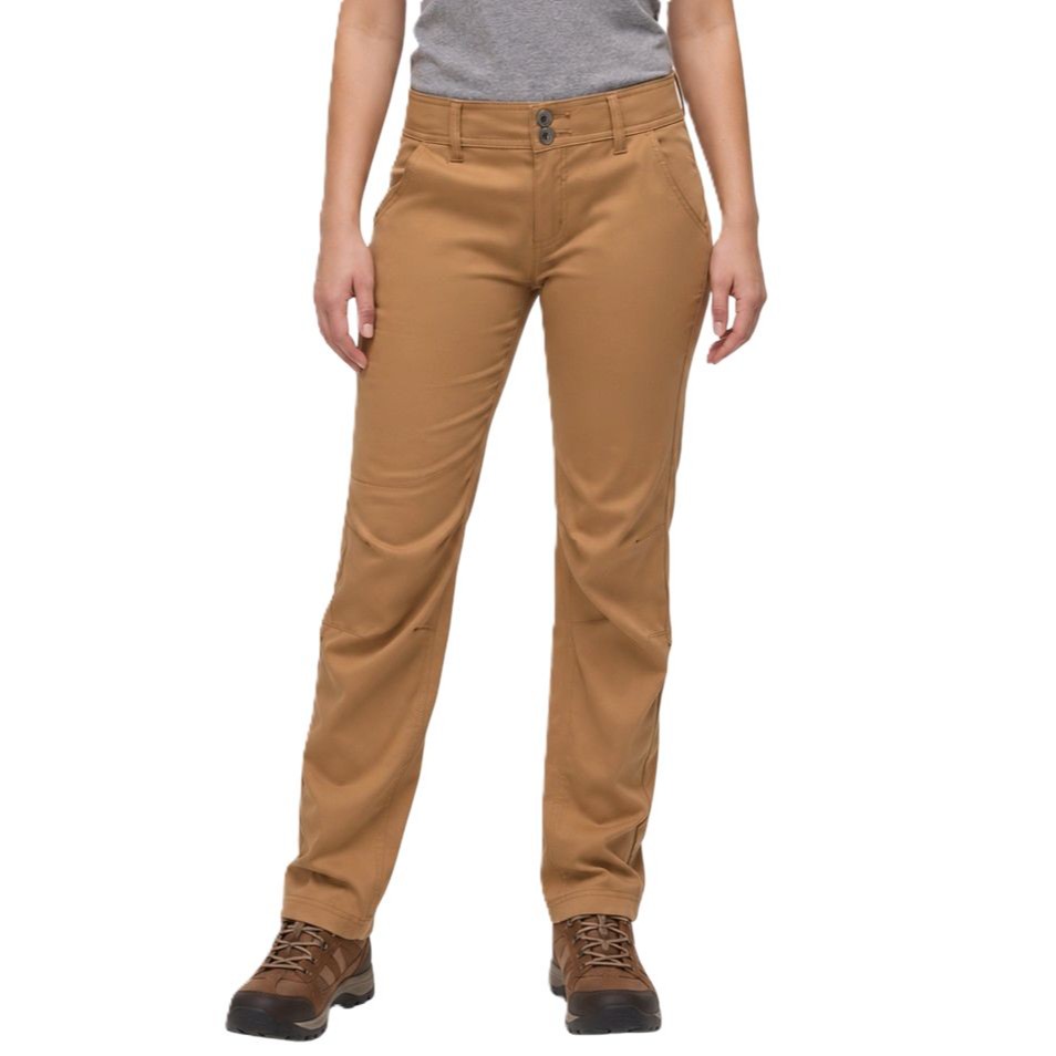 Prana Halle Straight Pants Womens 14 Tall 33l Stretch Roll-Up Water Resistant